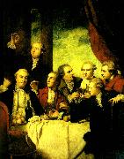 Sir Joshua Reynolds members of the society of dilettanti oil painting on canvas